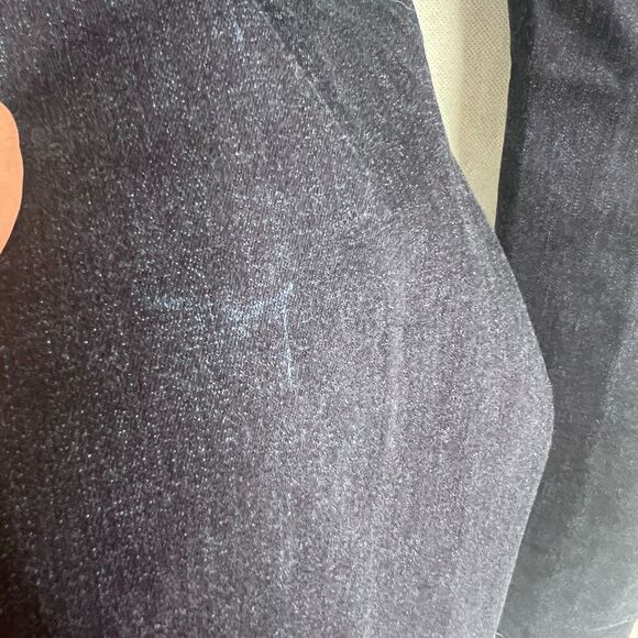 Lands End Dark Wash Mid Rise Skinny Jeans Non Destructed Size 8 - Picture 12 of 12